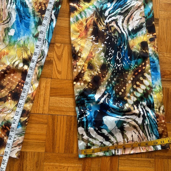 💕Marciano Multi Colour 2 Piece Silky Coordinated Outfit 42 VGUC - Picture 10 of 14